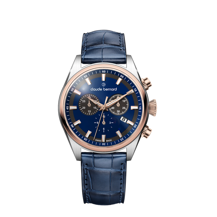 Claude Bernard Proud Heritage Chronograph, 42 mm