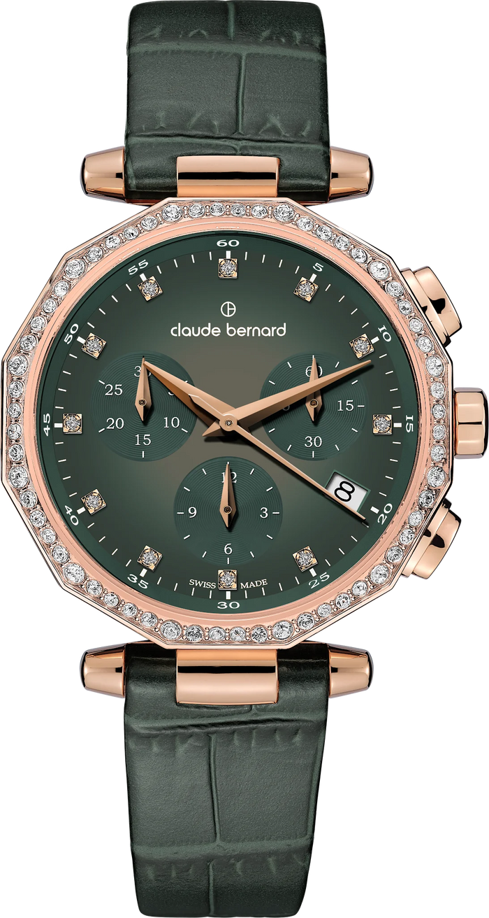 Claude Bernard Dress Code Chronograph Stones, 36 mm