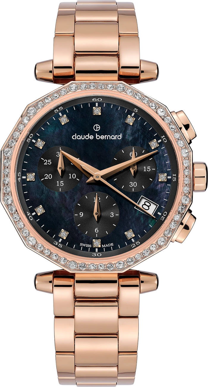 Claude Bernard Dress Code Chronograph Stones, 36 mm