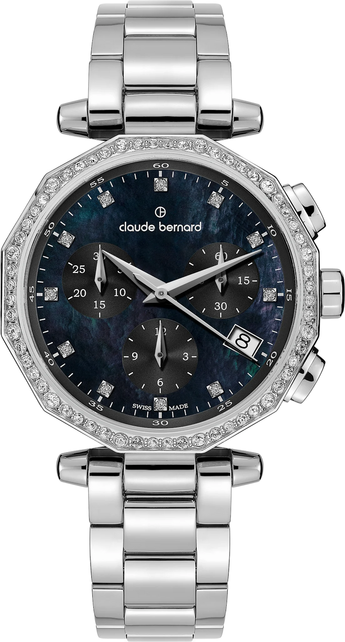 Claude Bernard Dress Code Chronograph Stones, 36 mm