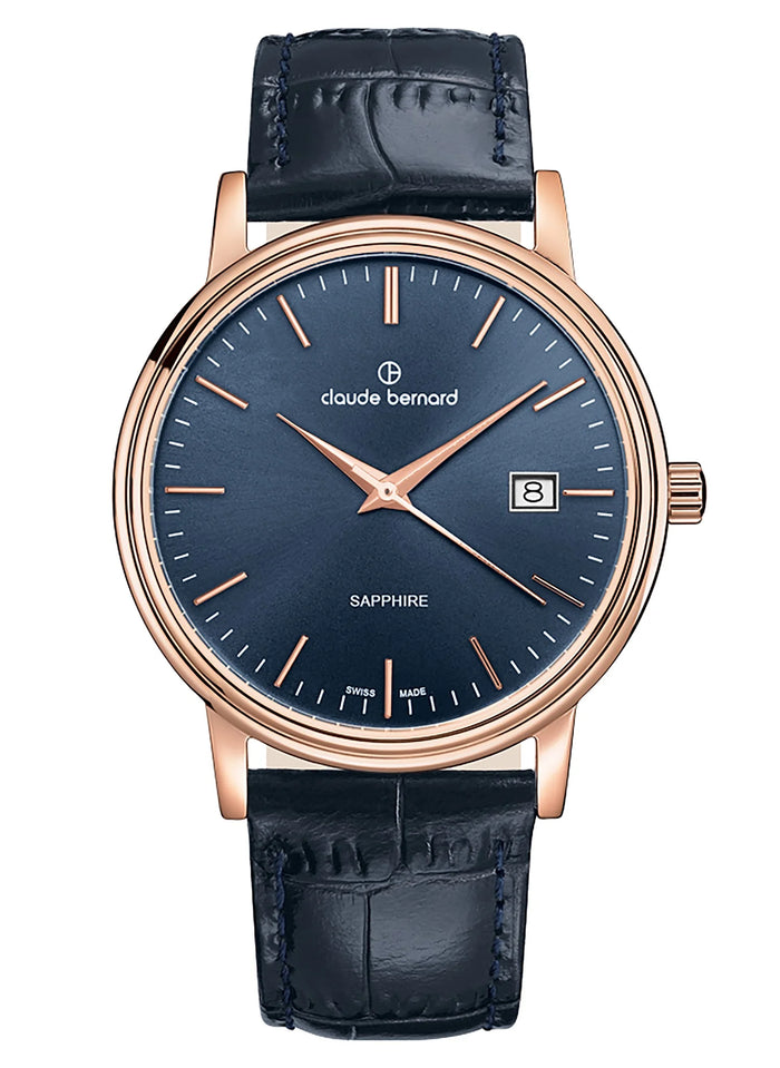 Claude Bernard Classic Date, 39 mm