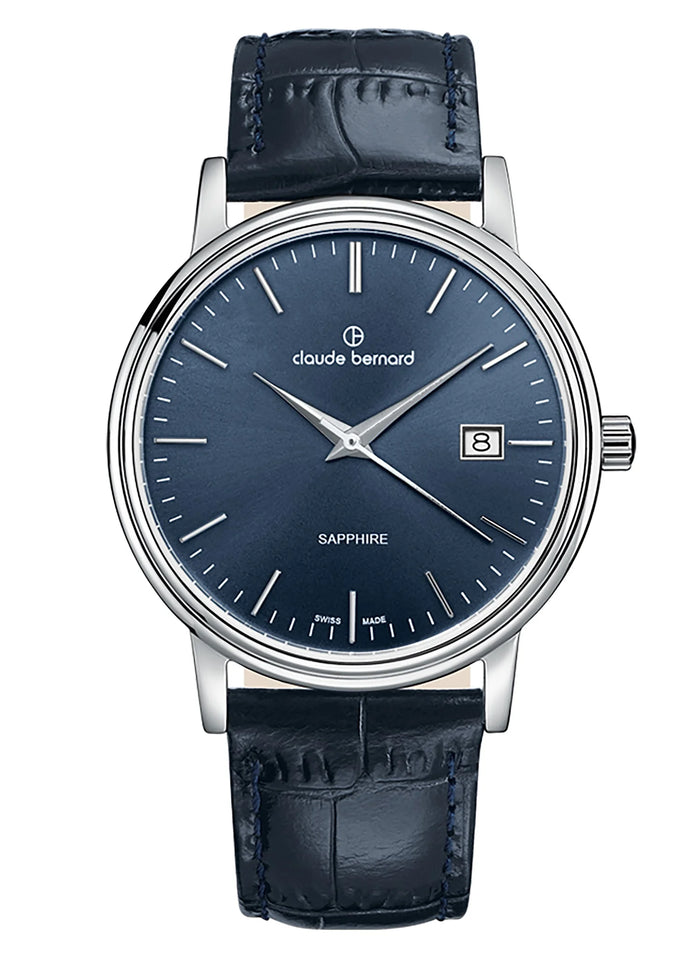 Claude Bernard Classic Date, 42 mm