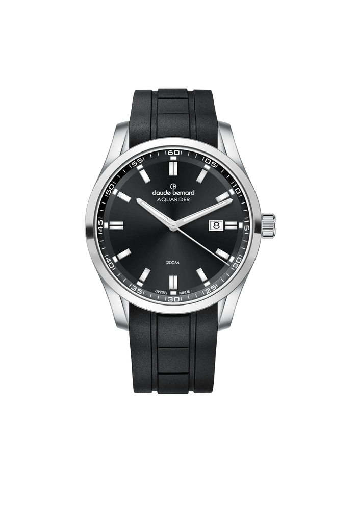 Claude Bernard Aquarider Date Herren, 42 mm