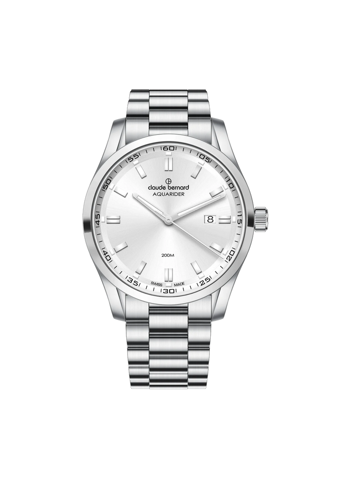 Claude Bernard Aquarider Date Herren, 42 mm