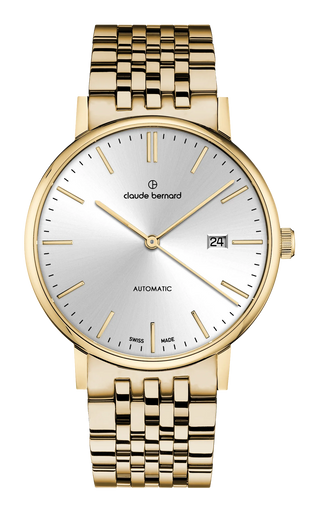Silber, Edelstahl, Gelbgold-PVD (80139 37JM AID)