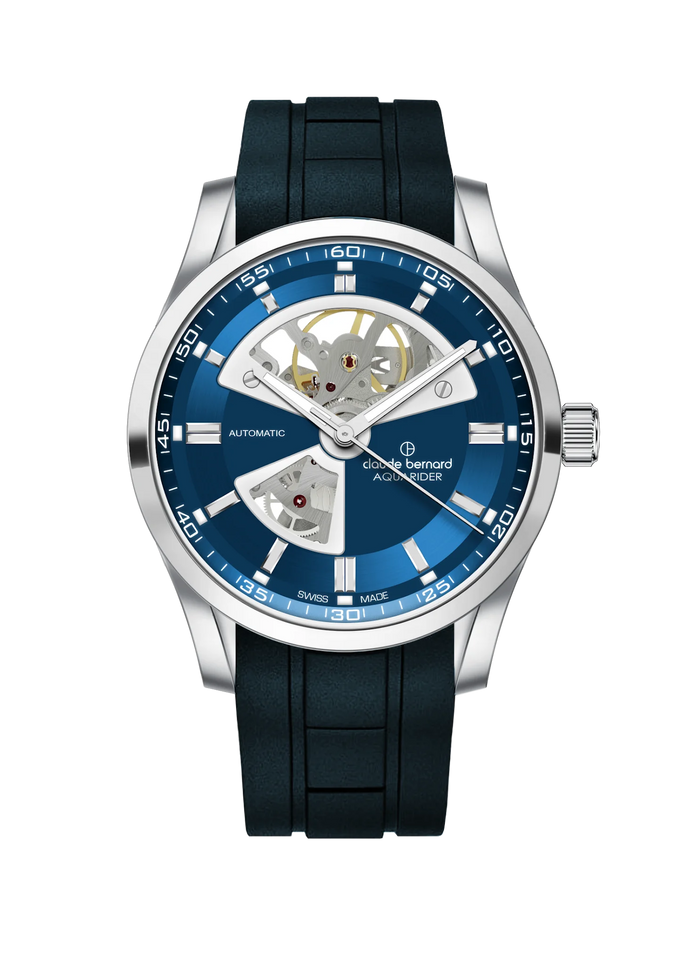 Claude Bernard Aquarider Open Heart, 42 mm