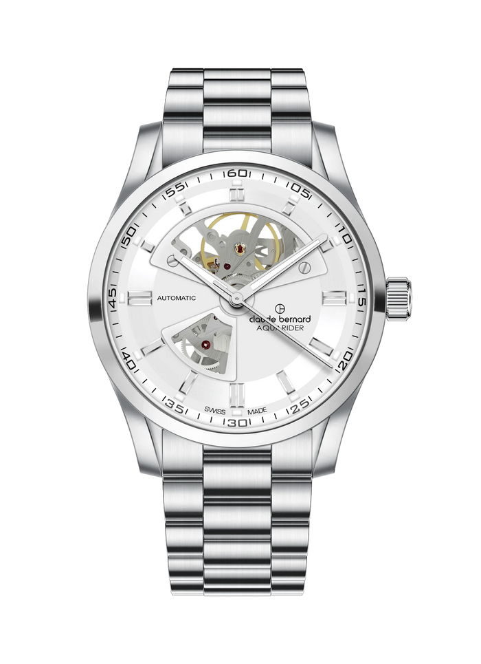 Claude Bernard Aquarider Open Heart, 42 mm