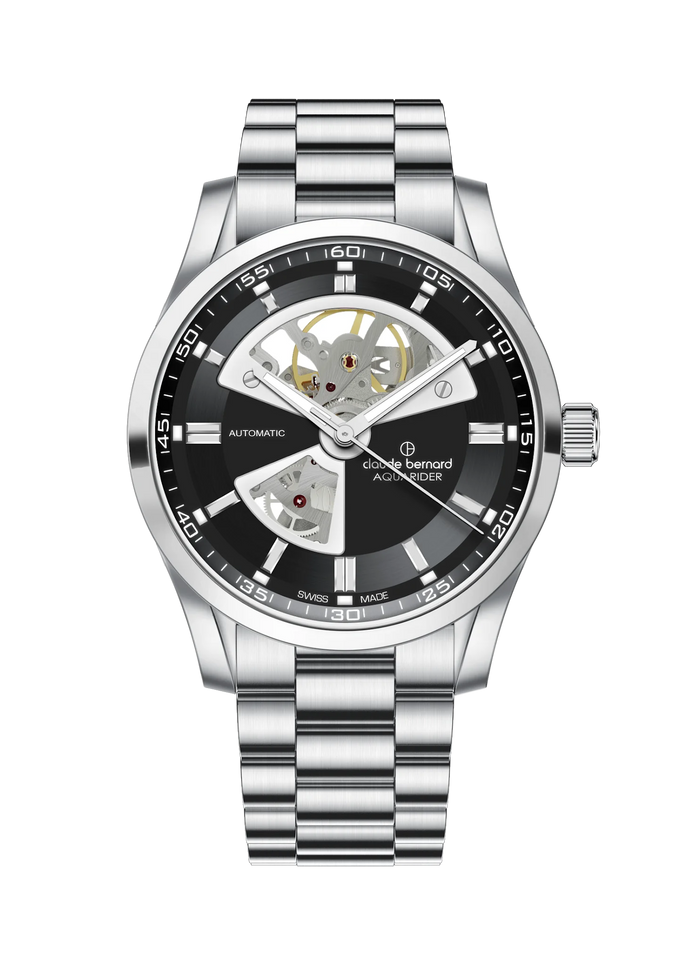Claude Bernard Aquarider Open Heart, 42 mm