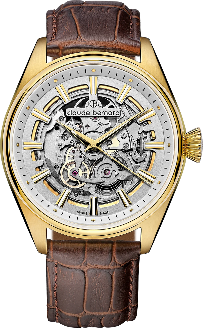 Claude Bernard Proud Heritage Automatic Skeleton, 42 mm