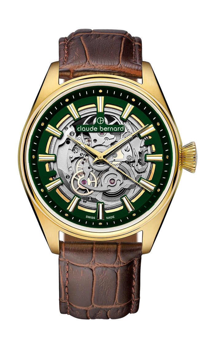Claude Bernard Proud Heritage Automatic Skeleton, 42 mm