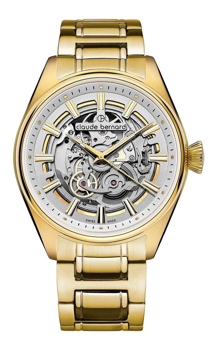 Claude Bernard Proud Heritage Automatic Skeleton, 42 mm