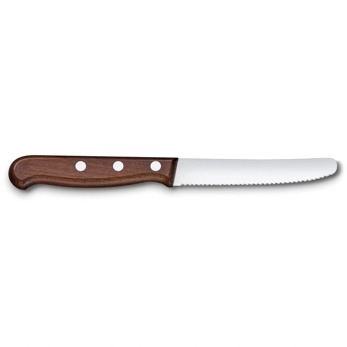 Wood, Tomato and Table Knife, 11 cm, Serrated Edge, Modified Maple