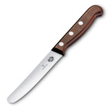 Wood, Tomato and Table Knife, 11 cm, Serrated Edge, Modified Maple