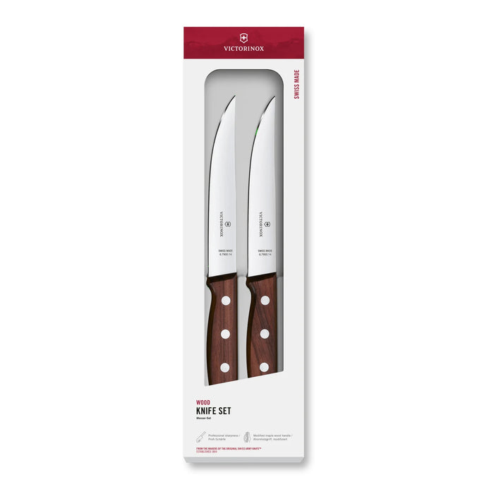 Wood, Steakmesser-Set, 2-teilig, 14 cm