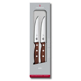 Wood, Set de couteaux à steak, 2 pcs, 12 cm, droit, érable modifié