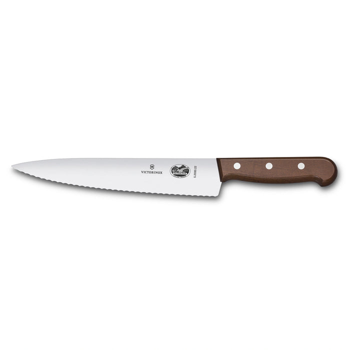 Wood, Chef's Knife, Serrated, mod. Maple