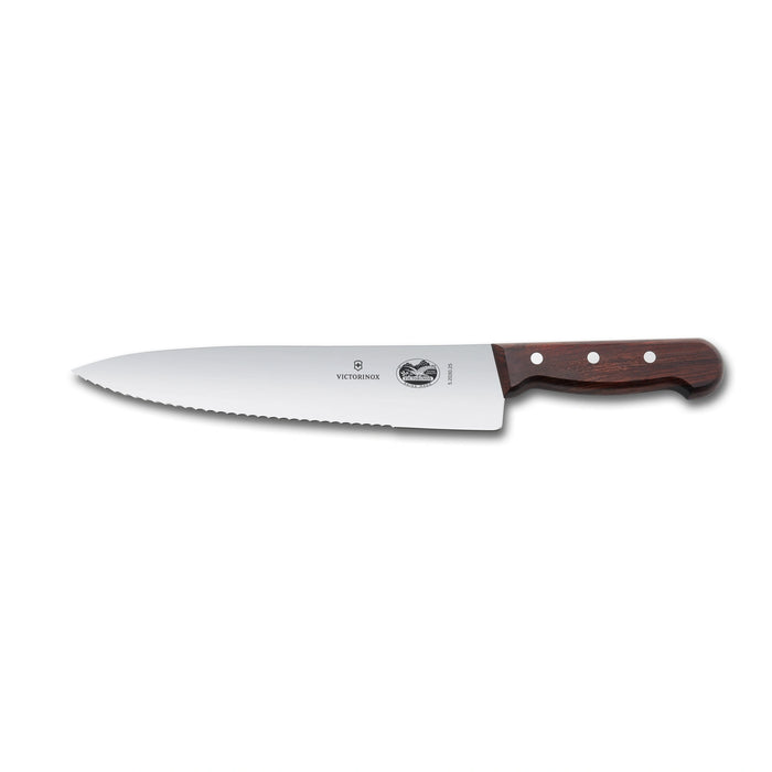 Wood, Chef's Knife, Serrated, mod. Maple