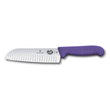 Fibrox, Santoku knife, 17 cm, straight, granton edge