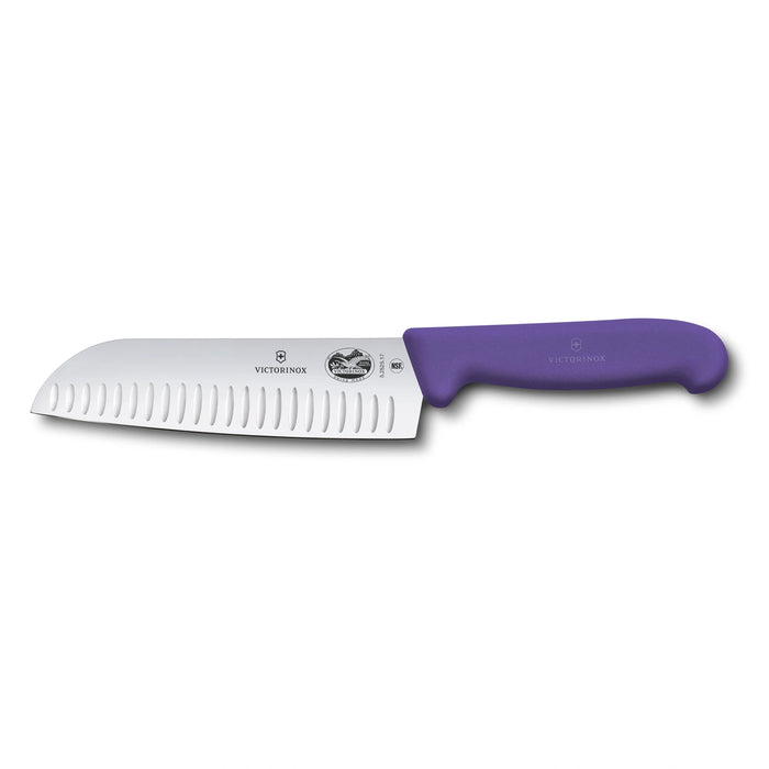 Fibrox, Santokumesser, 17 cm, gerade, Kullenschliff