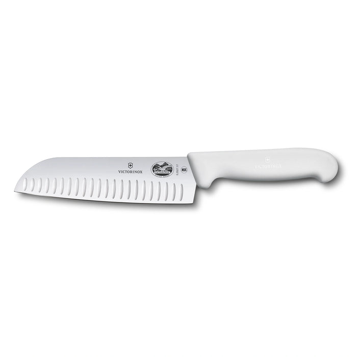 Fibrox, Santokumesser, 17 cm, gerade, Kullenschliff
