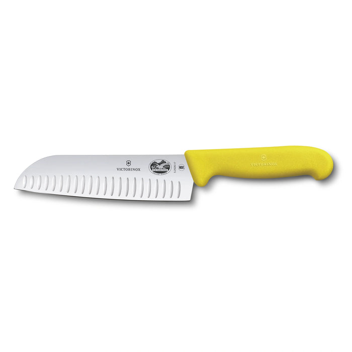 Fibrox, Santokumesser, 17 cm, gerade, Kullenschliff