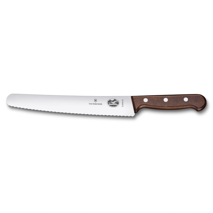 Wood, Brot- und Konditormesser, 22 cm, Wellen, mod. Ahorn
