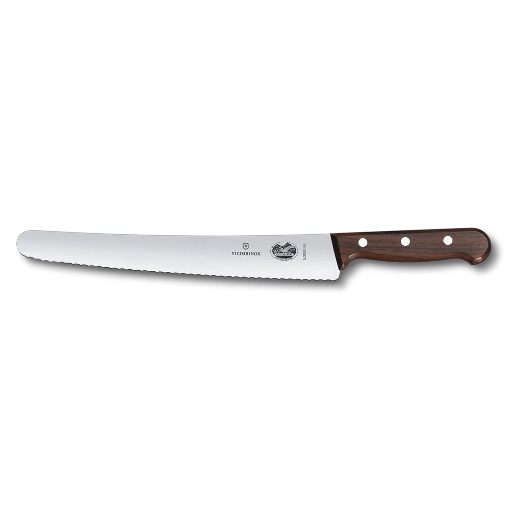 Wood, Bread and Pastry Knife, 26 cm, Serrated, mod. Maple G