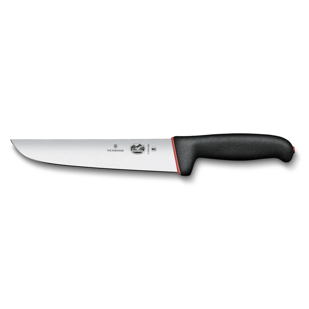Dual Grip, Couteau de boucher, 20 cm, droit