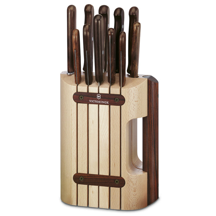 Wood, Knife Block, 12-Piece, Modified Maple