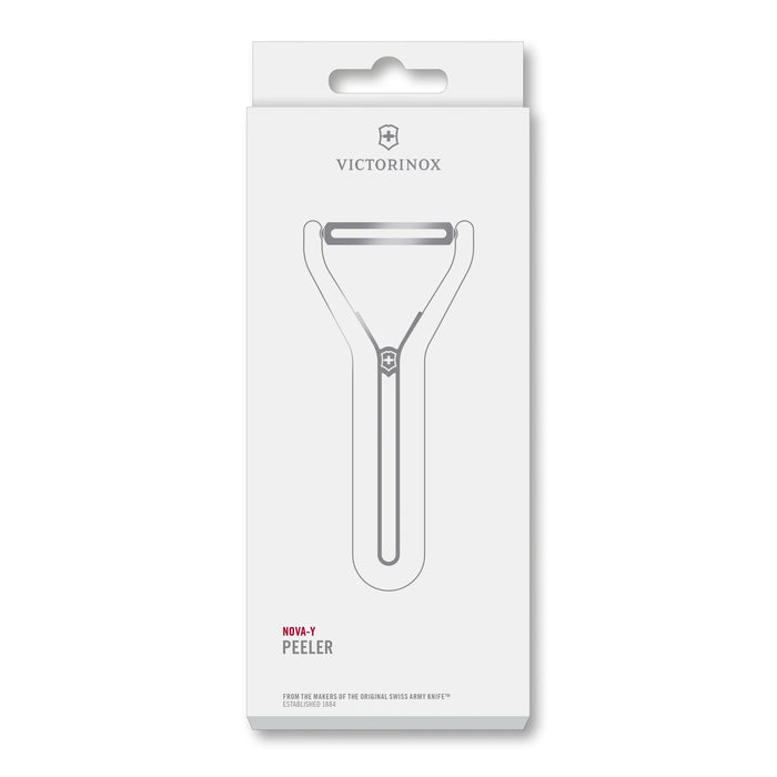 Nova-Y peeler, straight, double-edged