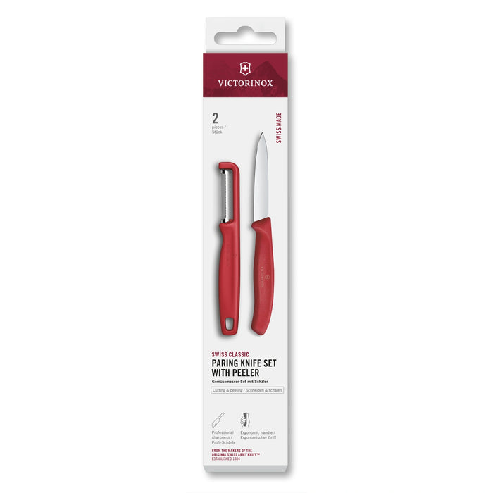Swiss Classic, Gemüsemesser mit I-Schäler, 2tlg