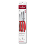 Swiss Classic, Gemüsemesser Set, 3tlg, gerade/Wellen