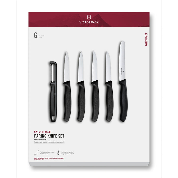 Swiss Classic, Gemüsemesser Set, 6tlg