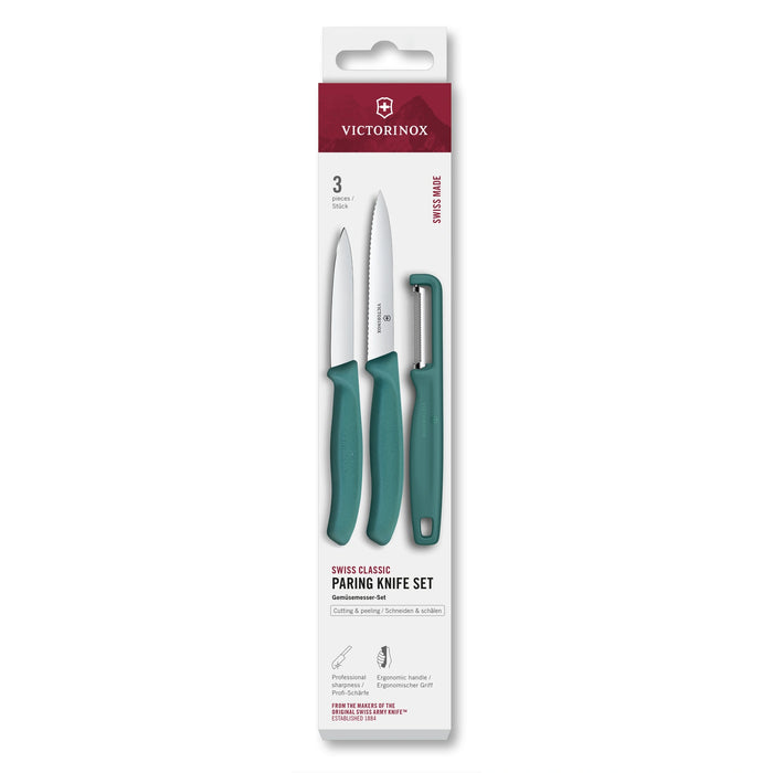 Swiss Classic, Gemüsemesser mit I-Schäler, 3tlg