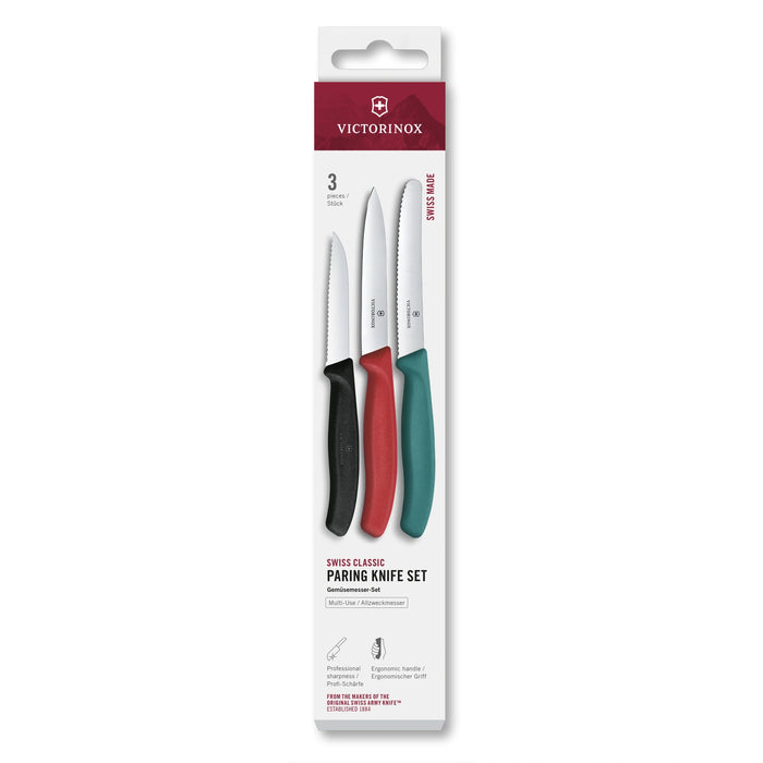 Swiss Classic, Gemüsem. Set, 3tlg, gerade/Wellen