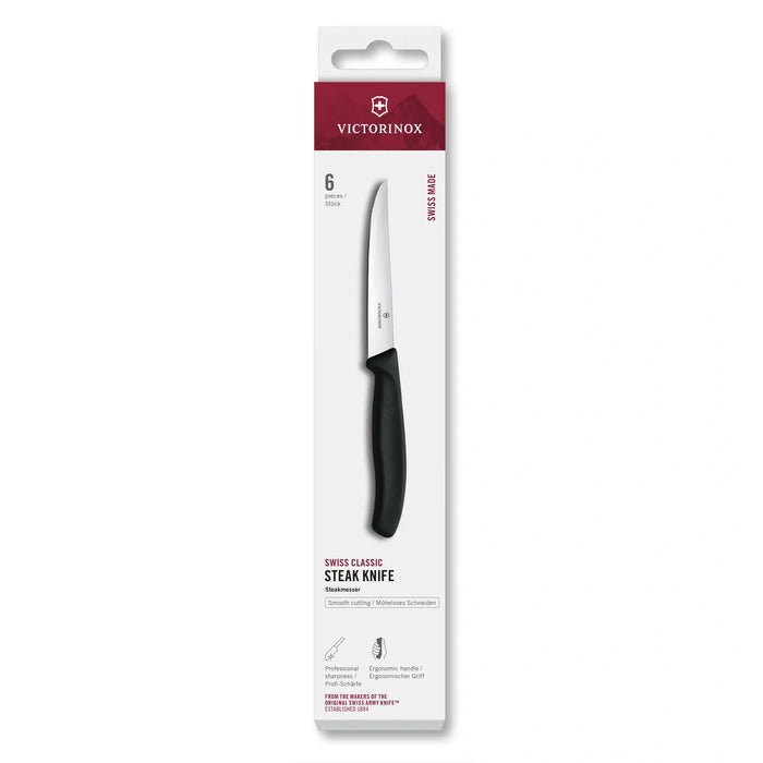 Swiss Classic, Steakmesser Set, 6-teilig, 11 cm, gerade