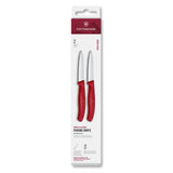 Swiss Classic, couteaux d'office, 2 pcs, 8 cm, droit