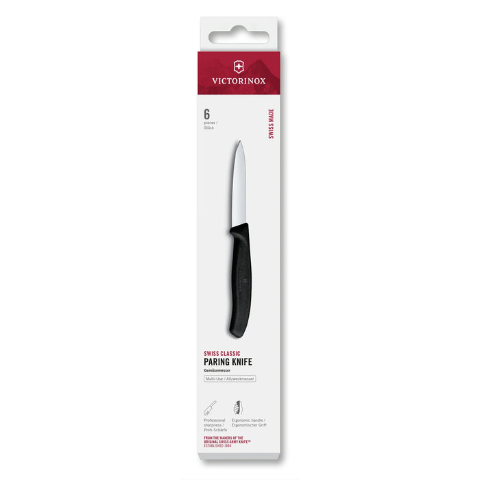 Swiss Classic, Gemüsemesser, 6tlg, 8 cm, gerade, Mittelspitz