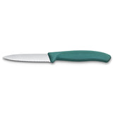 Swiss Classic, couteau d'office, 8 cm, lame dentelée, bout pointu