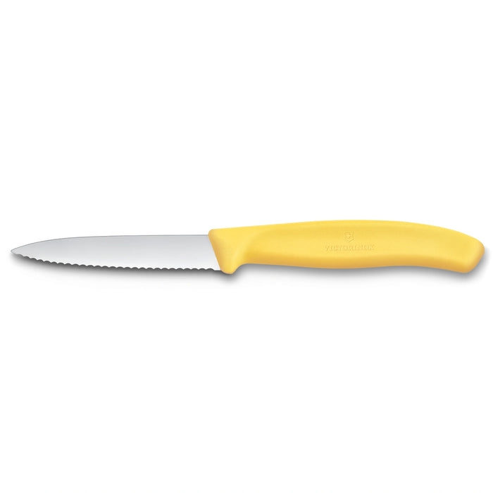 Swiss Classic, Gemüsemesser, 8 cm, Wellen, Mittelspitz