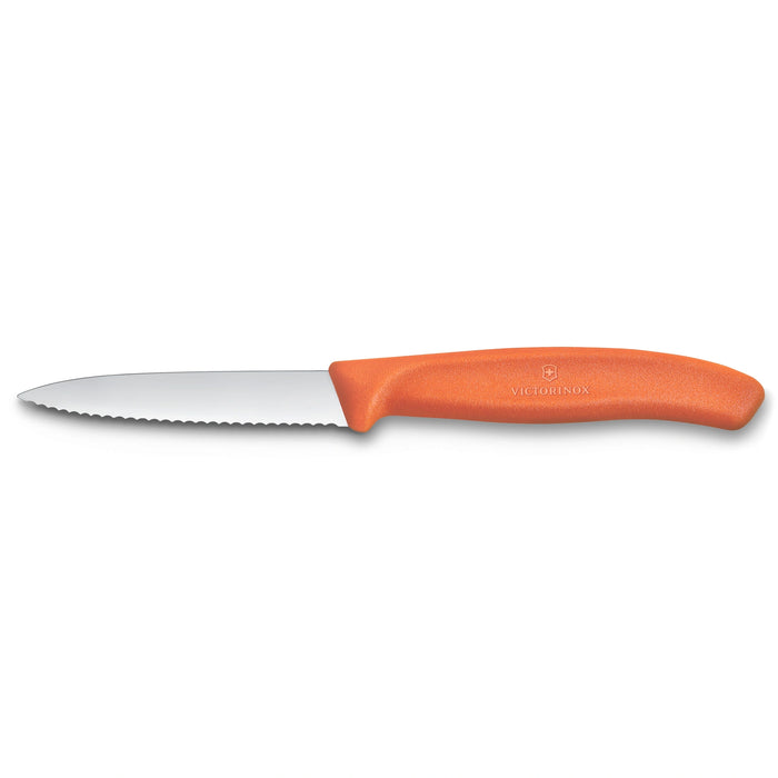 Swiss Classic, Gemüsemesser, 8 cm, Wellen, Mittelspitz