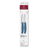 Swiss Classic, Paring Knife Set, 2 pcs, 8 cm, straight/serrated