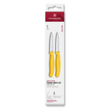 Swiss Classic, Paring Knife Set, 2 pcs, 8 cm, straight/serrated