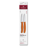 Swiss Classic, Paring Knife Set, 2 pcs, 8 cm, straight/serrated