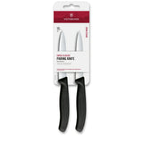Swiss Classic, Gemüsemesser, 2 Stück, 10 cm, Welle/gerade