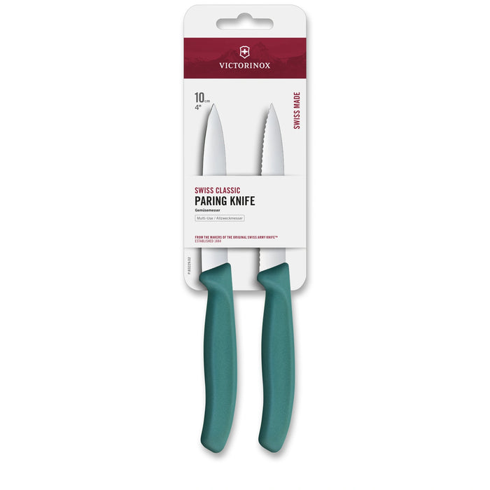 Swiss Classic, Gemüsemesser, 2 Stück, 10 cm, Welle/gerade