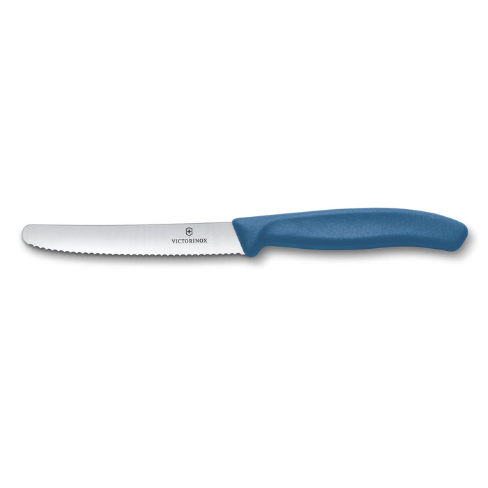 Swiss Classic, Tomaten & Tafelmesser, 11 cm, Welle, blau(Brotzeit)