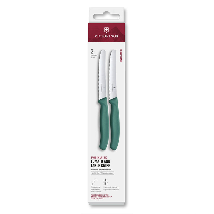 Swiss Classic, Tomaten & Tafelmesser, 2tlg, 11 cm, Wellen