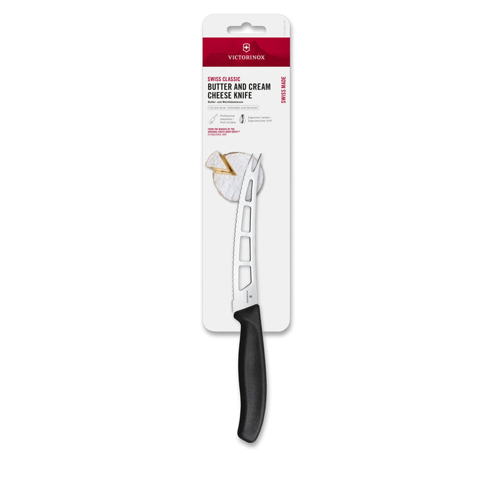 Swiss Classic, Käse- & Wurstmesser mit Gabelspitze, 11 cm