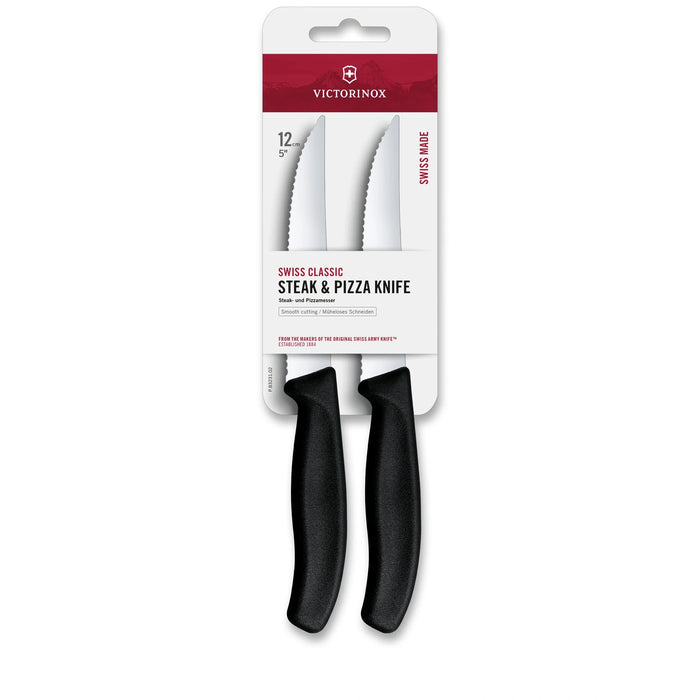 Swiss Classic, Pizzamesser, 2 Stück, 12 cm, Wellenschl.